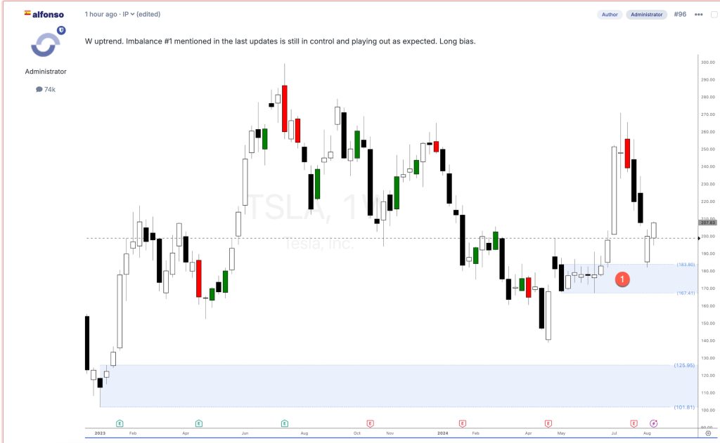 Tesla (NASDAQ: TSLA) stock analysis 2024