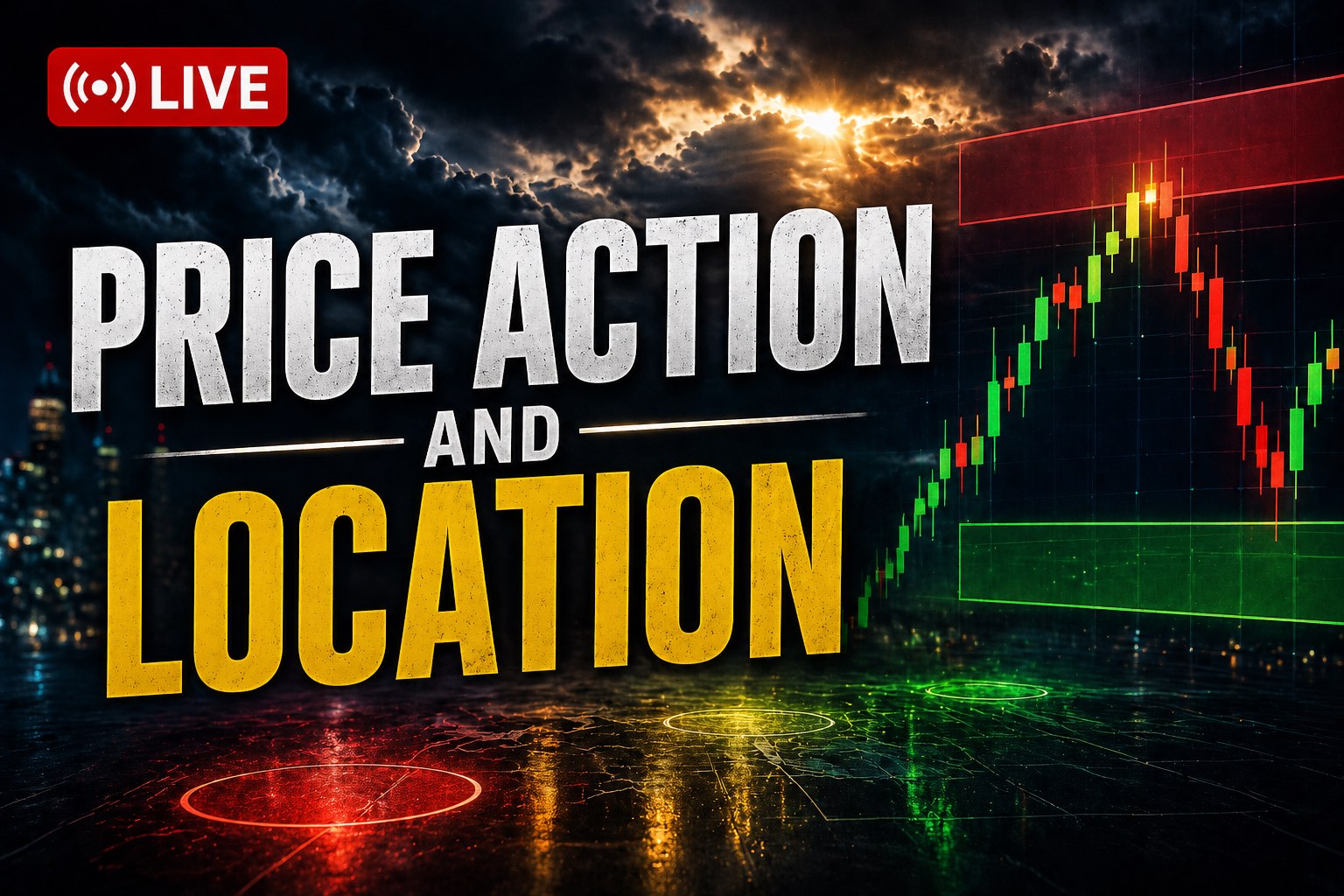 price action trading and location